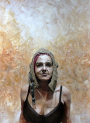 Wounded Girl (oil on canvas 122 x 92cm)